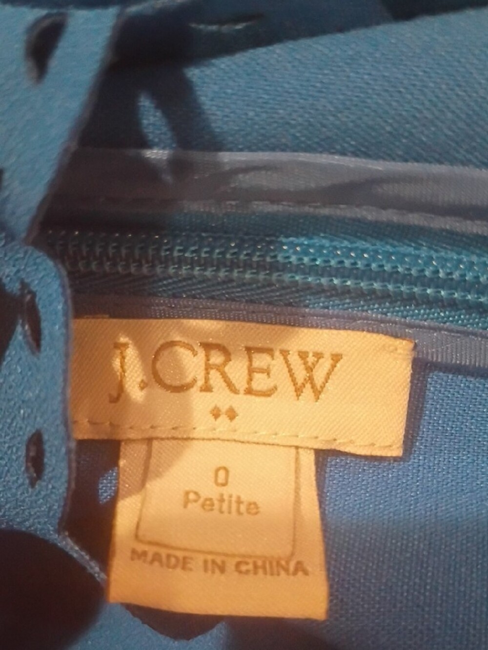 NWOT💙 J. Crew Sleeveless Scalloped Blue 💙 Dress - Picture 4 of 4